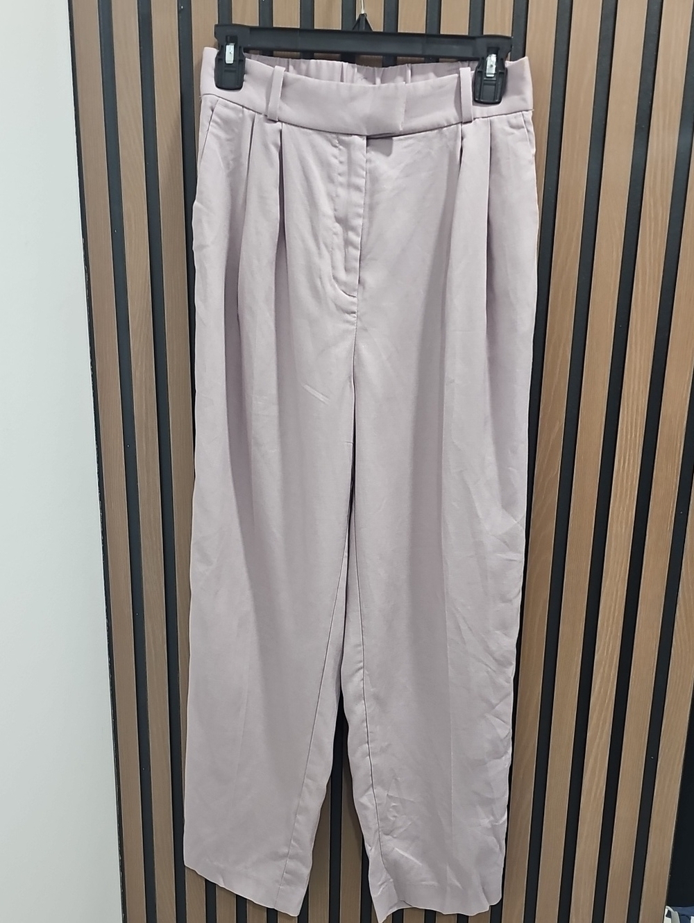 H&M Womens Tailoring High Rise Pants Size 6 Light Purple
